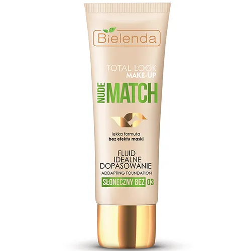 Bielenda Total Look Make-up, Nude Match (Fluid 'Idealne dopasowanie') - 3