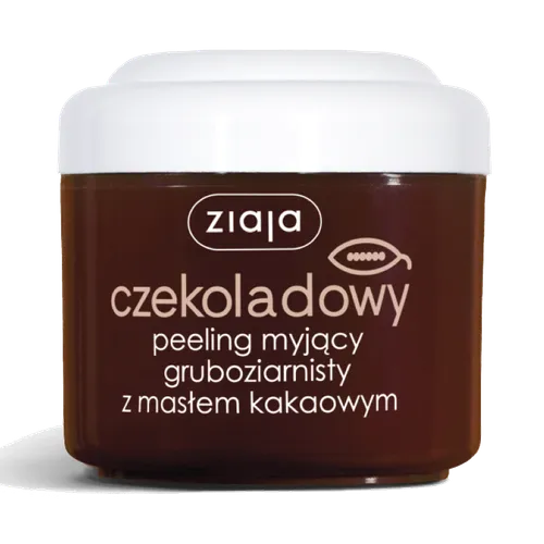 Ziaja Masło Kakaowe, Czekoladowy peeling myjący gruboziarnisty - 1