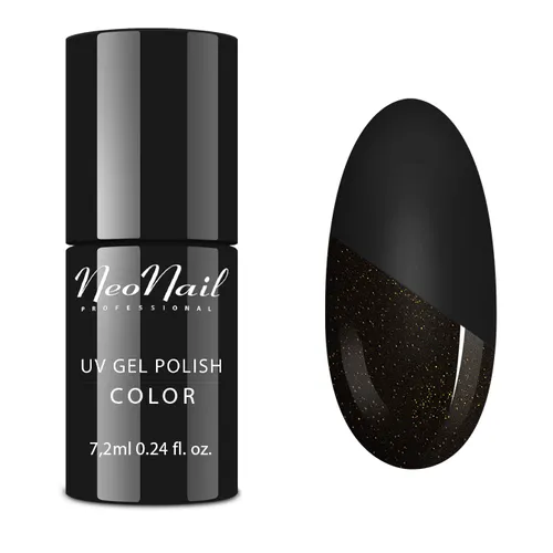 NeoNail Top Glow (Top do lakierów hybrydowych z błyszczącym pyłkiem) - 1