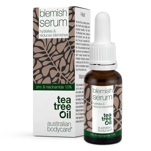 Australian Bodycare Tea Tree Oil & Niacinamide, Blemish Serum (Serum z niacynamidem na pryszcze i zaskórniki)