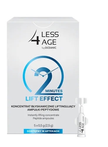 Less4Age Koncentrat błyskawicznie liftingujący ampułki peptydowe