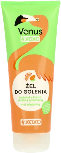 Venus # Xoxo, Żel do golenia `Hydrolat z kwiatu słodkiej pomarańczy i olej migdałowy`