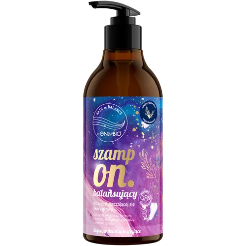 OnlyBio Hair Balance, Szampon balansujący do przetłuszczającej się skóry głowy (różne zapachy) - 3