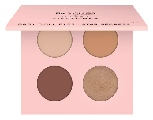 AA Wings of Color Star Secrets, Baby Doll Eyes, Eyeshadow Palette (Paleta cieni do powiek)
