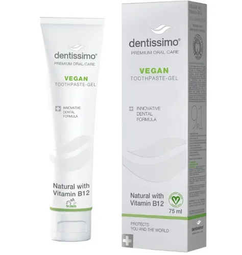 Dentissimo Vegan Toothpaste-Gel (Wegańska pasta do zębów z witaminą B12)