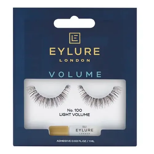 Eylure Volume Lashes  No. 100 (Sztuczne rzęsy z klejem efekt pogrubienia)