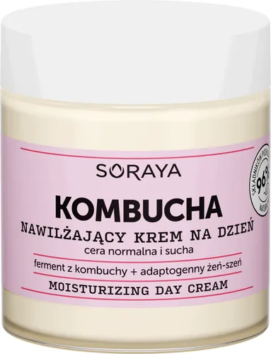 Soraya Kombucha, Nawilżający krem na dzień do cery normalnej i suchej