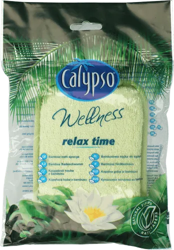 Calypso Wellness Relax Time, Bamboo Bath Sponge (Gąbka do mycia z włókien bambusa)