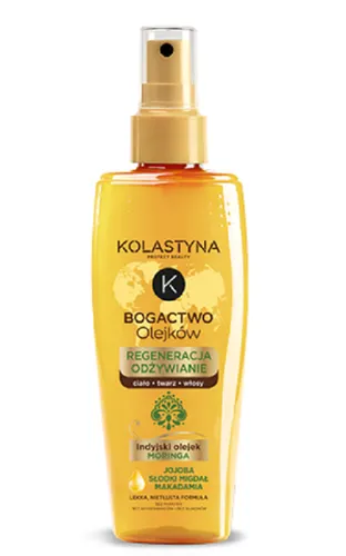Kolastyna Bogactwo Olejków, Indyjski olejek Moringa ` Regeneracja odżywianie `