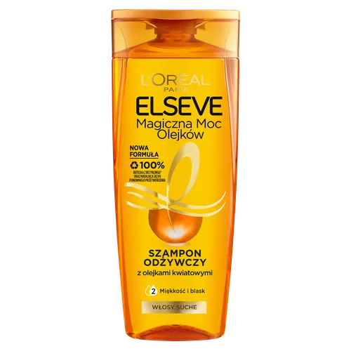 L'Oreal Paris Elseve, Magiczna Moc Olejków, Bogaty szampon odżywczy `6 olejków kwiatowych` - 1