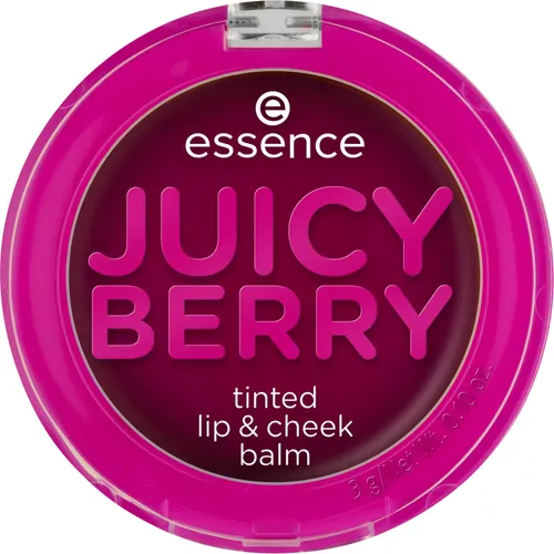 Essence Juicy Berry, Tinted Lip & Cheek Balm (Koloryzujący balsam do ust i policzków)