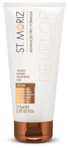 St. Moriz Velvet Finish Tanning Gel (Żel samoopalający korygujący niedoskonałości)