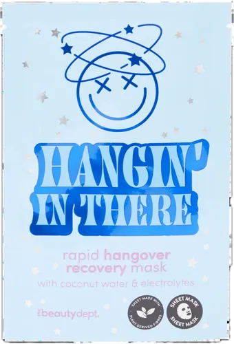 The Beauty Dept. Hangin' in There Rapid Hangover Recovery Mask (Maseczka do twarzy w płachcie z wodą kokosową i elektrolitami)