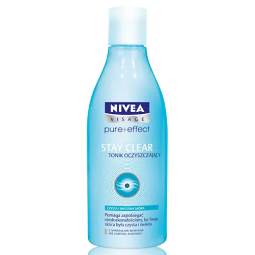 Nivea Visage, Pure Effect, Stay Clear (Tonik do twarzy) (nowa wersja)
