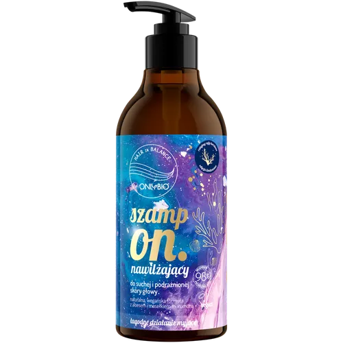 OnlyBio Hair Balance, Szampon nawilżający do suchej i podrażnionej skóry głowy (różne zapachy) - 2
