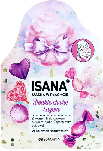 Isana Słodkie Chwile Razem, Maska w płachcie do twarzy