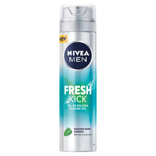 Nivea Men, Fresh Kick, Żel do golenia dla mężczyzn