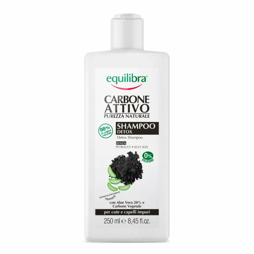 Equilibra Carbone Attivo Shampoo Detox (Szampon oczyszczający z aktywnym węglem) - 1