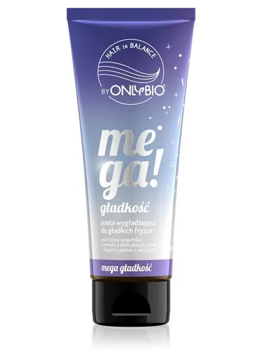 OnlyBio Hair in Balance, Mega! Gładkość, Pasta wygładzająca do gładkich fryzur