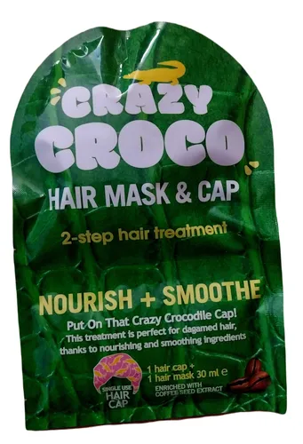 Action Crazy Coco, Nourish & Smoothy, 2-Step Hair Treatment (Maska do włosów z czepkiem)