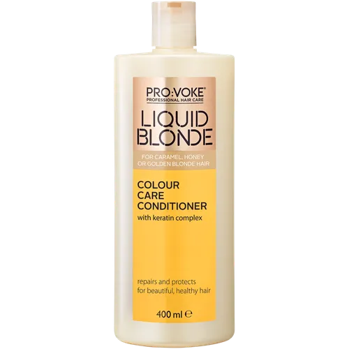 Pro:voke Liquid Blonde, Colour Care Conditioner (Odżywka do włosów farbowanych w ciepłych odcieniach blond)