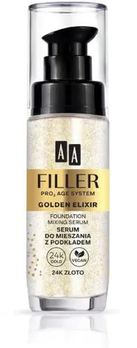 AA Filler PRO3 Age System, Golden Elixir Serum (Serum do mieszania z podkładem `24K złoto`)