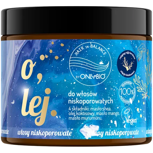 OnlyBio Hair in Balance, Olej do włosów niskoporowatych