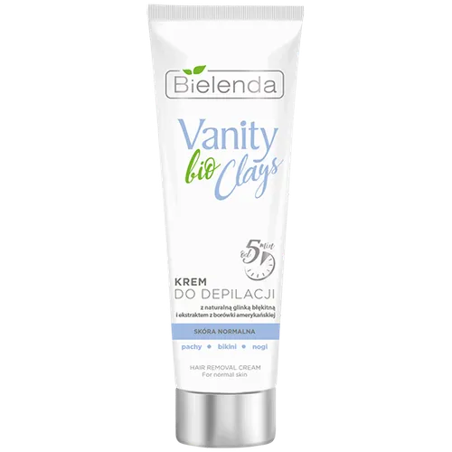 Bielenda Vanity Bio Clays, Krem do depilacji `Niebieska glinka i jagody acai`