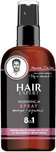 Hair Expert Regeneracja, Spray do włosów 8w1 z keratyną roślinną i D-pantenolem