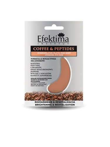 Efektima Coffee & Peptides, Hydrożelowe płatki pod oczy