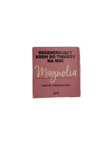 Manufaktura Bursztynnika Magnolia, Regenerujący krem do twarzy na noc
