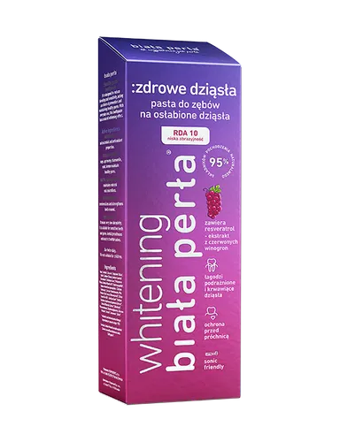 Biała Perła Whitening, Pasta do zębów na osłabione dziąsła `Zdrowe dziąsła `