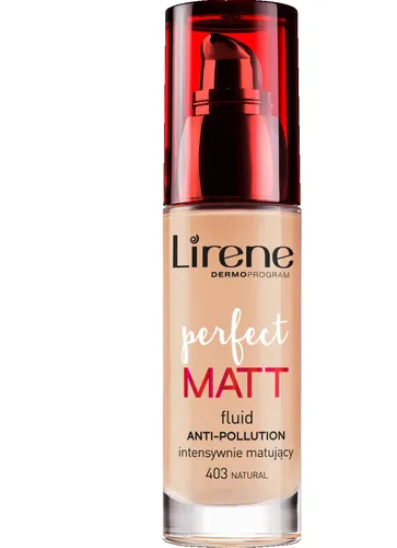 Lirene Dermoprogram Perfect Matt, Fluid Anti-poluttion (Fuid intensywnie matujący)