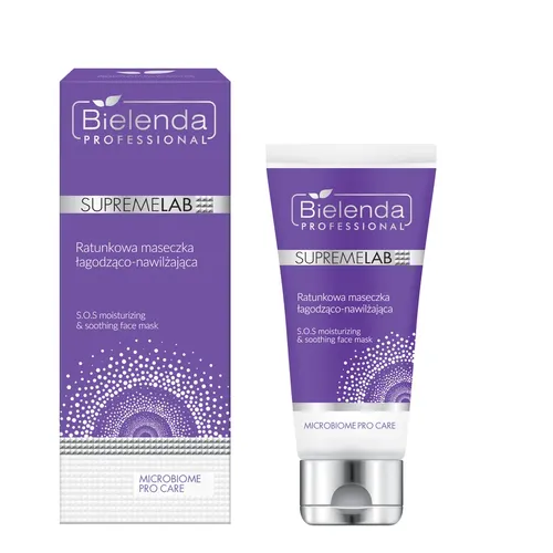 Bielenda Professional SUPREMELAB Microbiome Pro Care, Ratunkowa maseczka łagodząco-nawilżająca