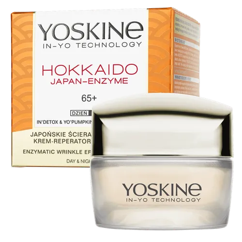 Yoskine Hokkaido Japan - Enzyme, Enzymatyczny krem-reparator do twarzy na dzień i na noc 65+
