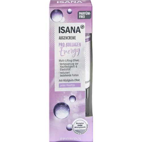 Isana Pro-Kollagen Energy, Augencreme (Krem pod oczy) - 2