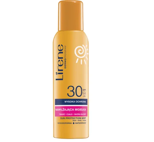 Lirene Dermoprogram Sun, Nawilżająca mgiełka do opalania SPF 30