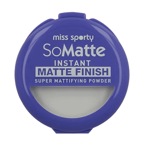 Miss Sporty So Matte, Instant Matte Finish, Super Mattifying Powder (Puder transparentny)