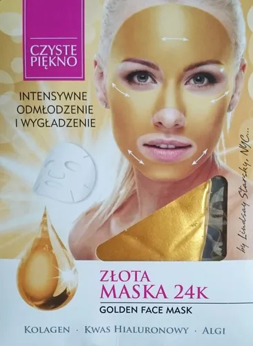 Czyste Piękno Złota maska 24K