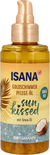 Isana Sun Kissed, Goldshimmer Pflege-Ol (Olejek brązujący z brokatem)