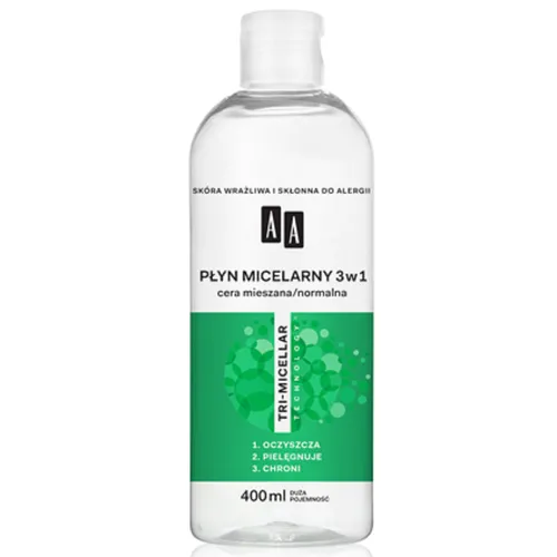 AA Tri-Micelar, Płyn micelarny 3 w 1