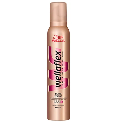 Wella Wellaflex, Ultra Strong Mousse (Pianka do włosów ekstra mocna)