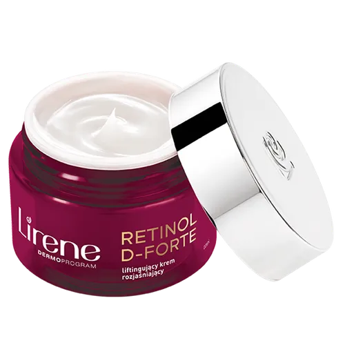 Lirene Dermoprogram Retinol D-Forte, Liftingujący krem rozjaśniający 70+
