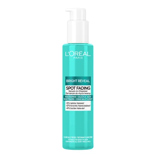 L'Oreal Paris Bright Reveal, Spot Fading Serum-in-Cleanser (Żel-serum do mycia twarzy)