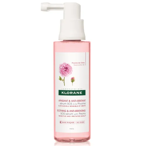 Klorane Sérum SOS à la Pivoine [Soothing & Anti - Irritating S.O.S Serum with Peony] (Serum S.O.S. na bazie wyciągu z piwonii)