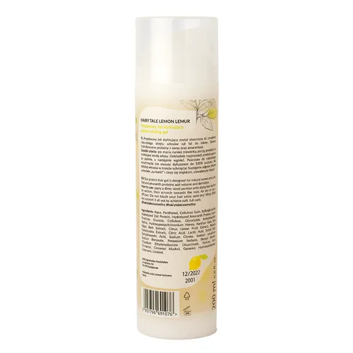 Hairy Tale Cosmetics Lemon Lemur Protein Styling Gel (Proteinowy żel do stylizacji fal i loków) - 2