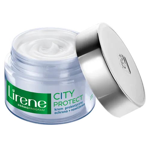 Lirene Dermoprogram City Protect, Krem prebiotyczny na dzień do cery wrażliwej  SPF 30 `Ochrona + nawilżenie`
