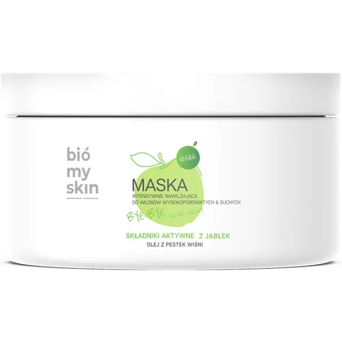 Bio My Skin Maska intensywnie nawilżająca do włosów wysokoporowatych i suchych