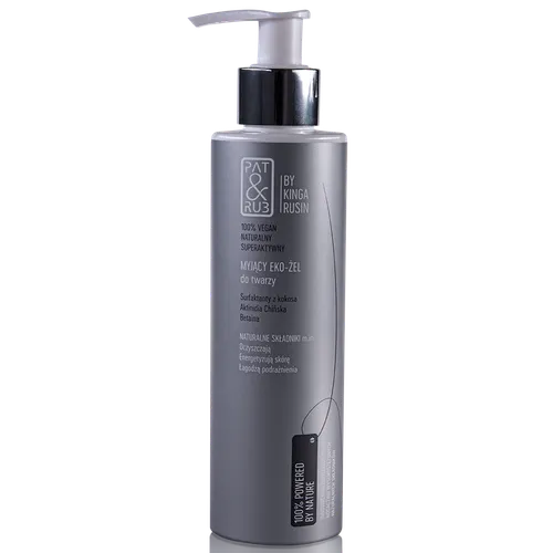 Pat & Rub Linia Face, Naturalny superaktywny myjący eko-żel do twarzy