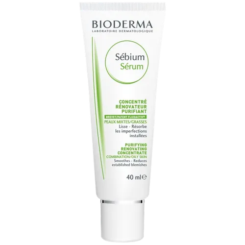 Bioderma Sebium Serum, Concentre Renovateur Purifiant (Złuszczające serum do skóry tłustej i mieszanej)
